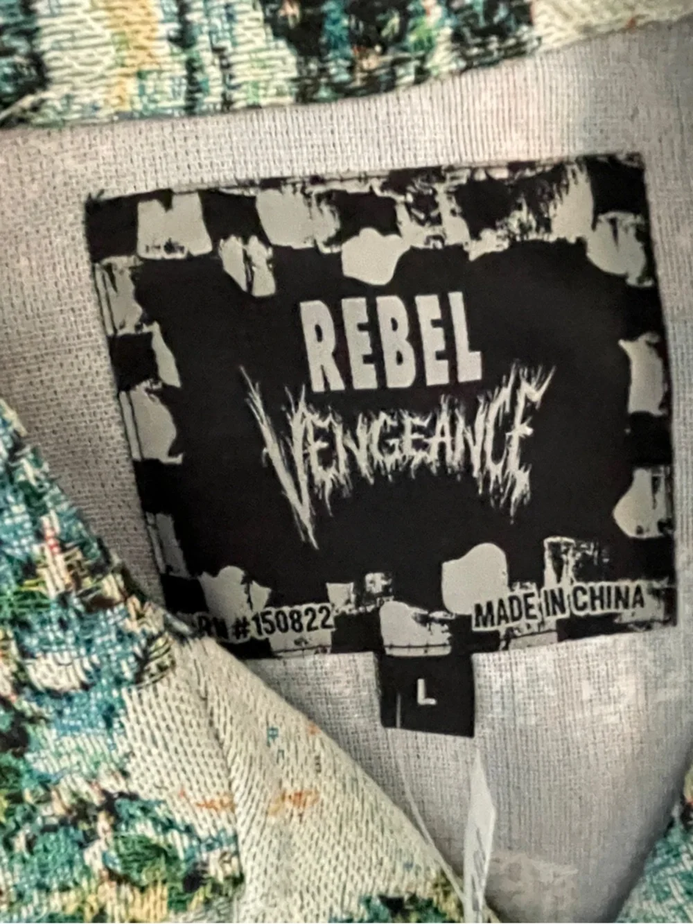 REBEL VENGEANCE NWT Tuscany Print TAPESTRY Shacket JACKET Size Large